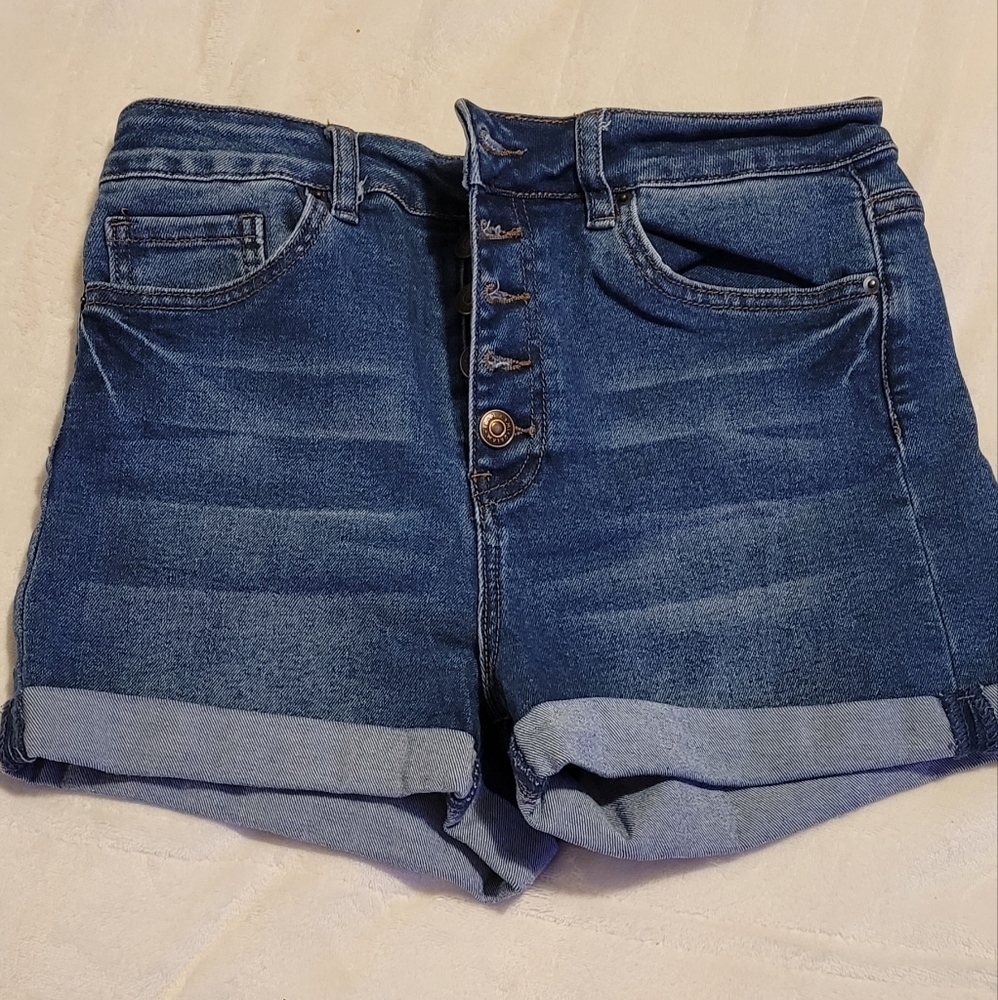 YMI Women's Blue Denim Shorts
